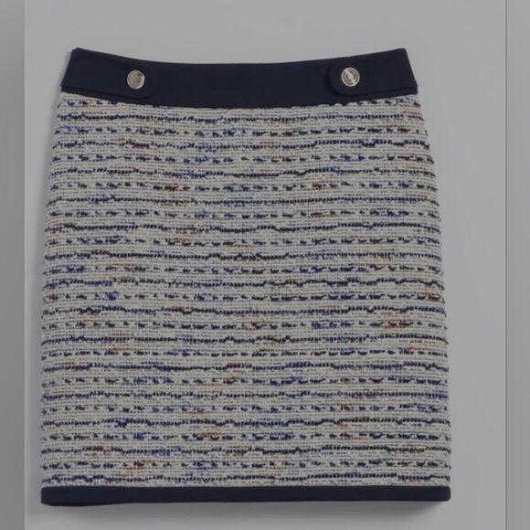 NWT WHBM Tweed Boot Skirt with Buttons size 8 - Picture 1 of 9